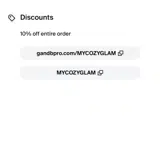 MYCOZYGLAM coupon verification screenshot