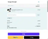 Garage Strength coupon verification screenshot