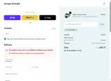 Garage Strength coupon verification screenshot