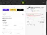 Gator Magnetics coupon verification screenshot