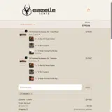 Gazelle Tents coupon verification screenshot