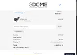 dome003 coupon verification screenshot