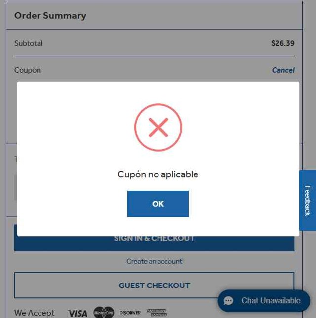 GE Appliances checkout page showing GE Appliances coupon code box | Screenshot taken by SimplyCodes community member on May 21, 2025