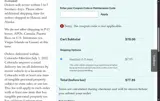 GE Appliance Parts coupon verification screenshot