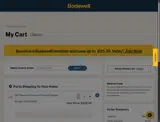 GE Appliance Parts coupon verification screenshot