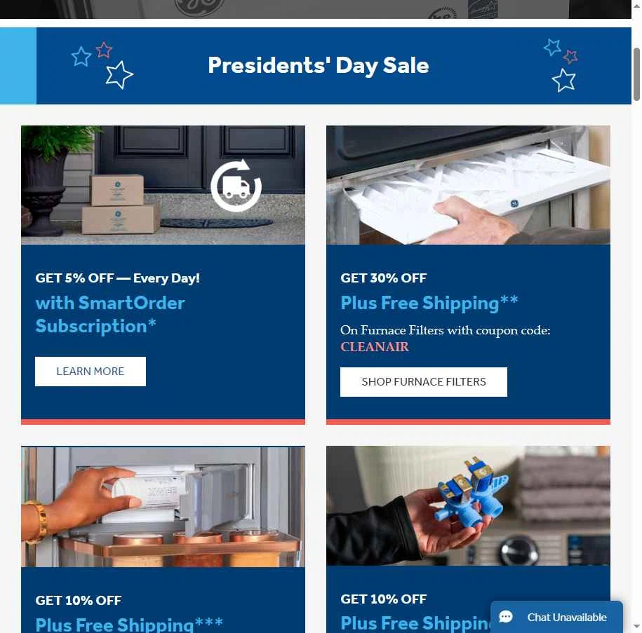 GE Appliance Parts checkout page showing GE Appliance Parts coupon code box | Screenshot taken by SimplyCodes community member on Feb 10, 2026
