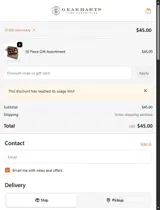 NRN98PK2 coupon verification screenshot