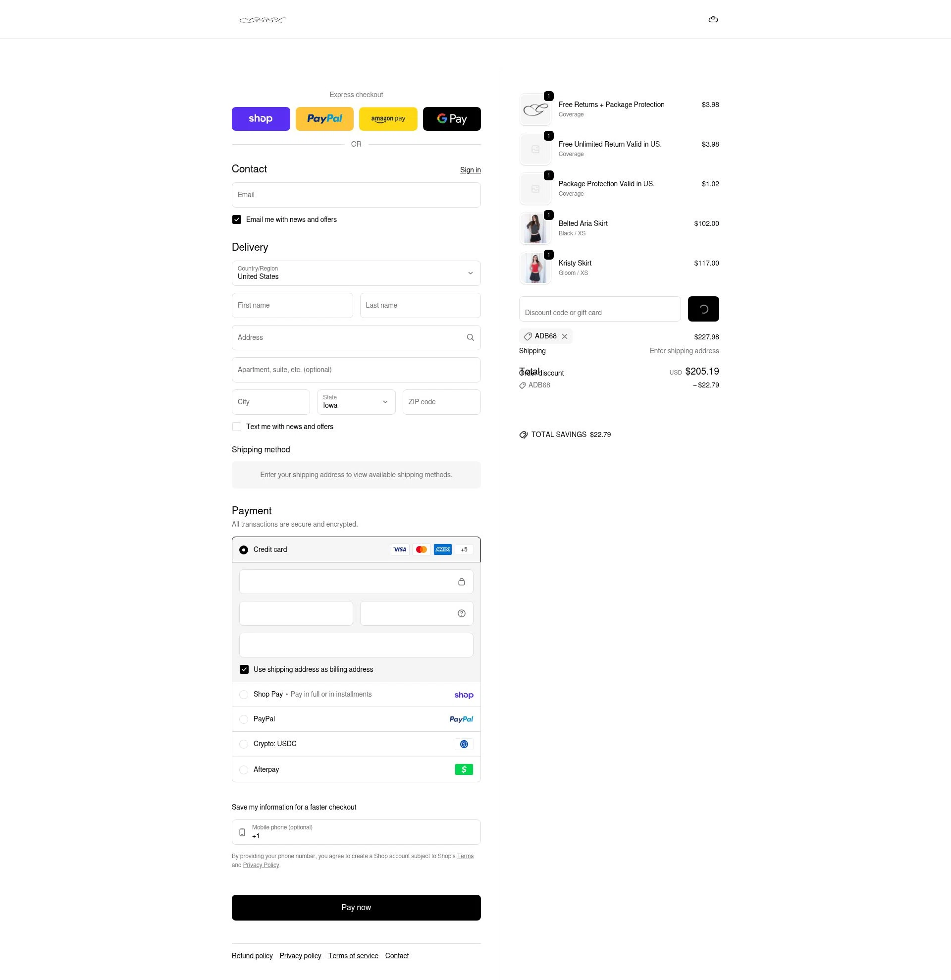 GEEL US checkout page showing GEEL US discount code box | Screenshot taken by SimplyCodes community member on Feb 18, 2026