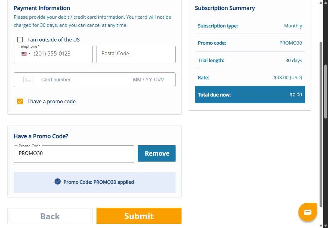 Gemiini Systems checkout page showing Gemiini Systems promo code box | Screenshot taken by SimplyCodes community member on Dec 10, 2025