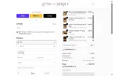 Gems and Juniper coupon verification screenshot