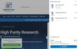 Genpeptide Research coupon verification screenshot