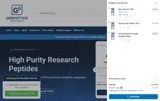 Genpeptide Research coupon verification screenshot