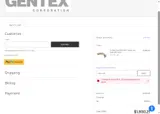 Gentex Corporation coupon verification screenshot