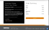 Gentex Corporation coupon verification screenshot
