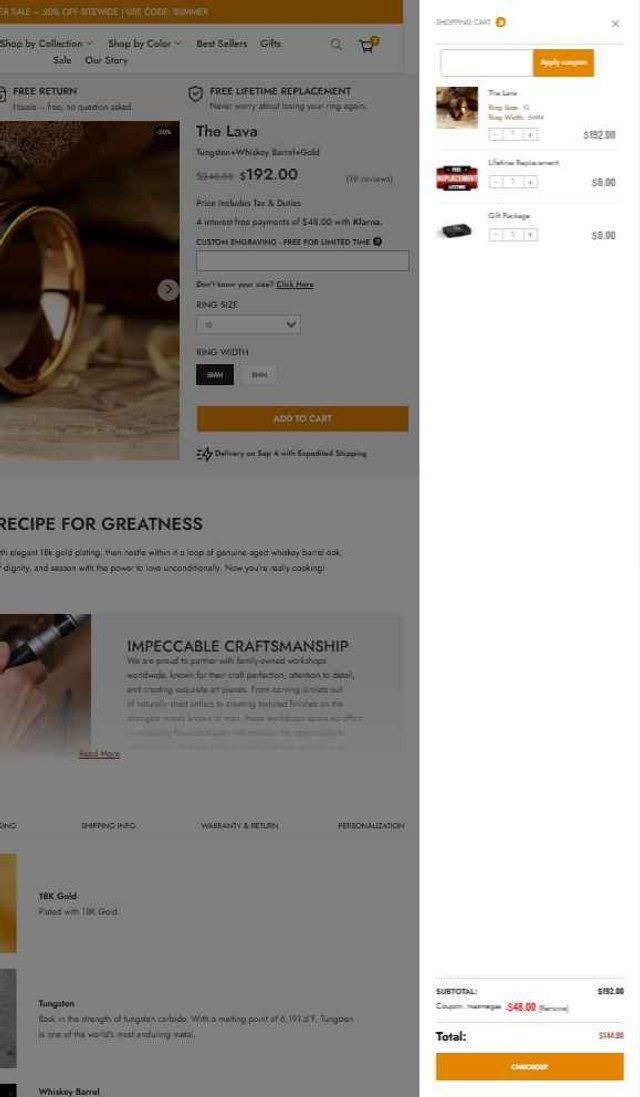 gentlebands checkout page showing gentlebands coupon code box | Screenshot taken by SimplyCodes community member on Sep 1, 2025