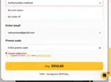 SIMPLYMOB coupon verification screenshot