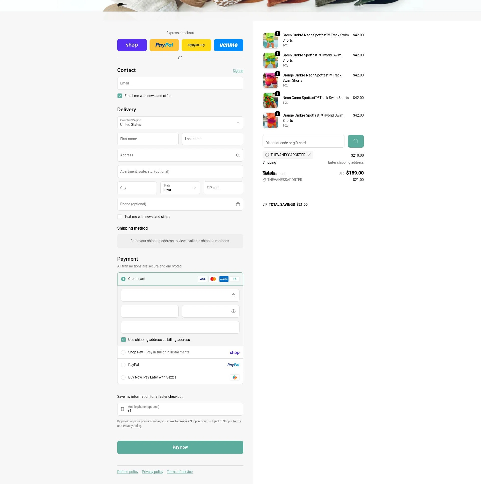 George Hats checkout page showing George Hats coupon code box | Screenshot taken by SimplyCodes community member on Feb 12, 2026