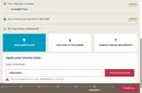 George Washington's Mount Vernon coupon verification screenshot