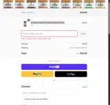 WINNIESBALANCE coupon verification screenshot