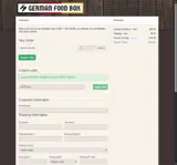 German Food Box coupon verification screenshot