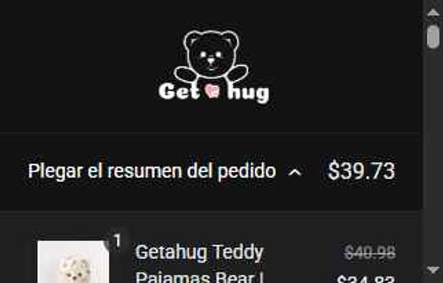 Getahug checkout page showing Getahug discount code box | Screenshot taken by SimplyCodes community member on Sep 14, 2025