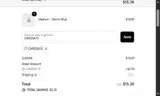 CARISSA15 coupon verification screenshot