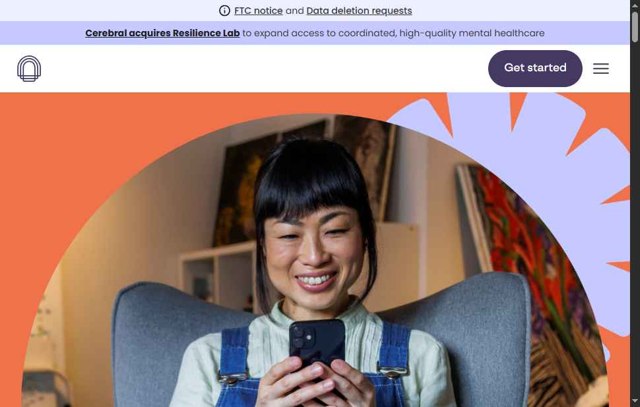 Cerebral checkout page showing Cerebral promo code box | Screenshot taken by SimplyCodes community member on Sep 2, 2025
