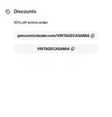 Cosmic Dealer coupon verification screenshot