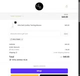WELCOME5 coupon verification screenshot