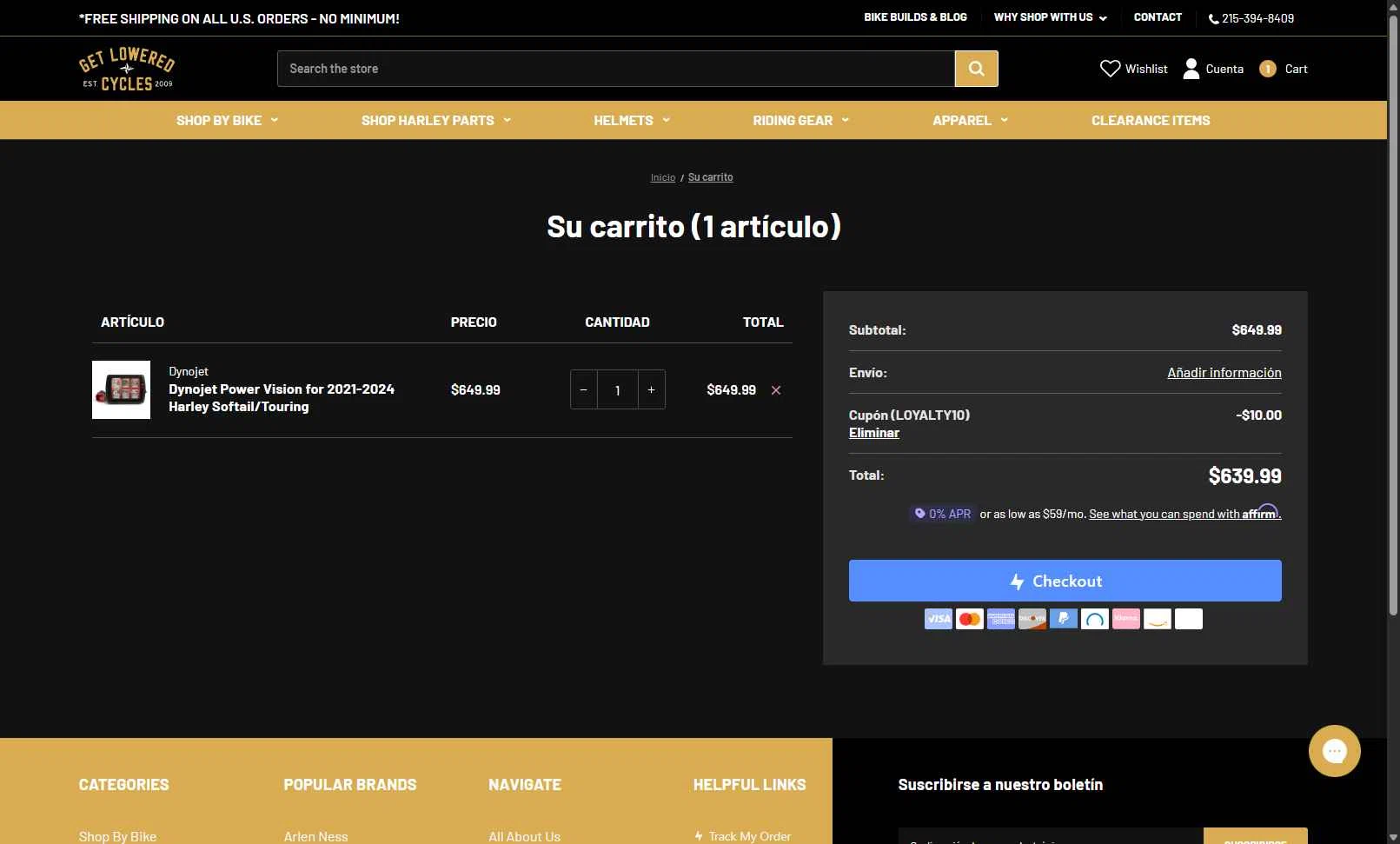 Get Lowered checkout page showing Get Lowered coupon code box | Screenshot taken by SimplyCodes community member on Feb 4, 2026
