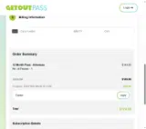 Easter coupon verification screenshot