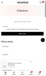 GetProQuik coupon verification screenshot