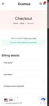 GetProQuik coupon verification screenshot