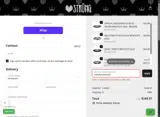 Strung coupon verification screenshot