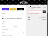Strung coupon verification screenshot