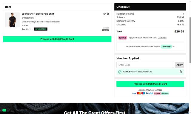 Get The Label checkout page showing Get The Label discount code box | Screenshot taken by SimplyCodes community member on Sep 15, 2025