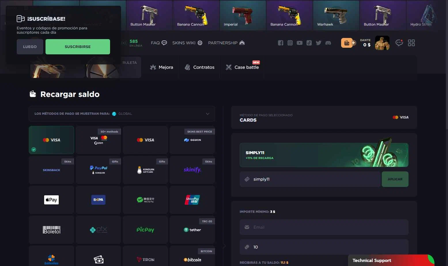 GGDROP checkout page showing GGDROP promo code box | Screenshot taken by SimplyCodes community member on Jun 20, 2025