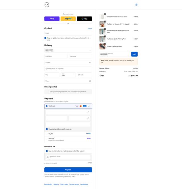 Ghost Democracy checkout page showing Ghost Democracy promo code box | Screenshot taken by SimplyCodes community member on Sep 15, 2025