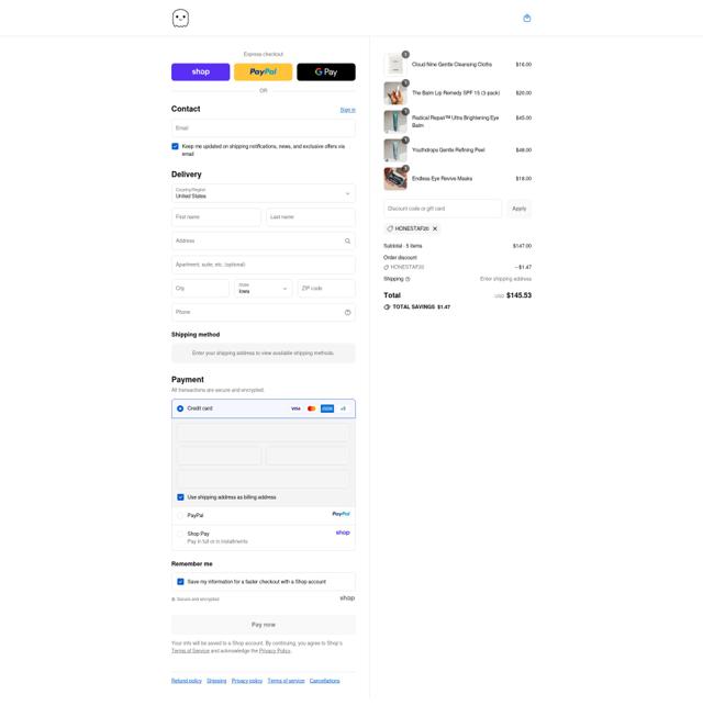 Ghost Democracy checkout page showing Ghost Democracy promo code box | Screenshot taken by SimplyCodes community member on Sep 15, 2025