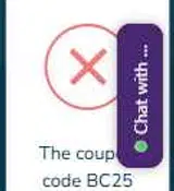 Bc25 coupon verification screenshot