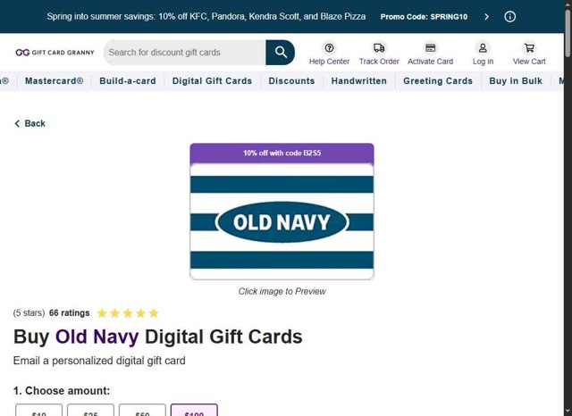 Gift Card Granny checkout page showing Gift Card Granny promo code box | Screenshot taken by SimplyCodes community member on Aug 1, 2025