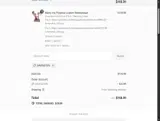 saving15% coupon verification screenshot