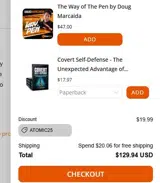 YEZZI coupon verification screenshot