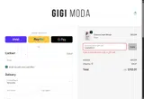 Gigi Moda coupon verification screenshot