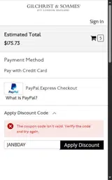 JANBDAY coupon verification screenshot