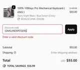 GIMSUNEXPOSERS coupon verification screenshot
