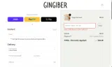 Gingiber coupon verification screenshot