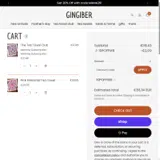 Gingiber coupon verification screenshot