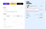 Girl Crush Gang coupon verification screenshot