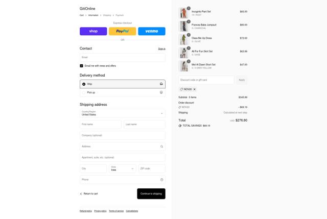 GitiOnline checkout page showing GitiOnline promo code box | Screenshot taken by SimplyCodes community member on Sep 14, 2025